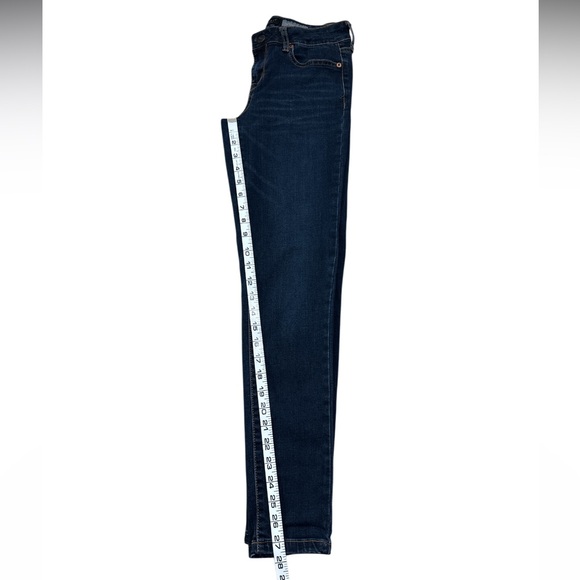 Aeropostale Jeans Womens Size 4 Regular Mid Rise Jegging Dark Wash - Picture 9 of 11